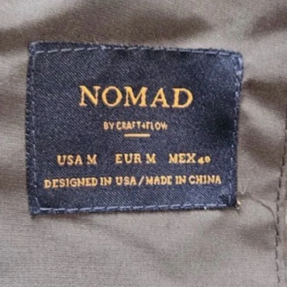 NWT Nomad Men’s Quilted Puffer Jacket Olive Charcoal Full Zip M